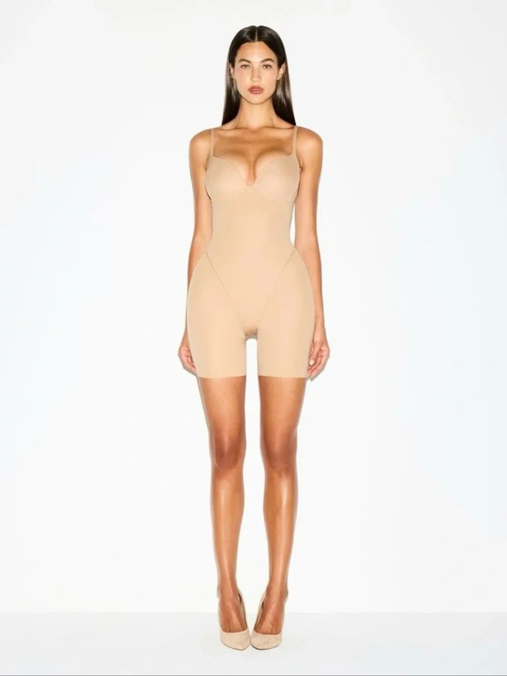 Skims Ultimate Body Butt & Hip Pad Mid Thigh Bodysuit